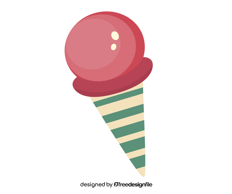 Ice cream illustration clipart