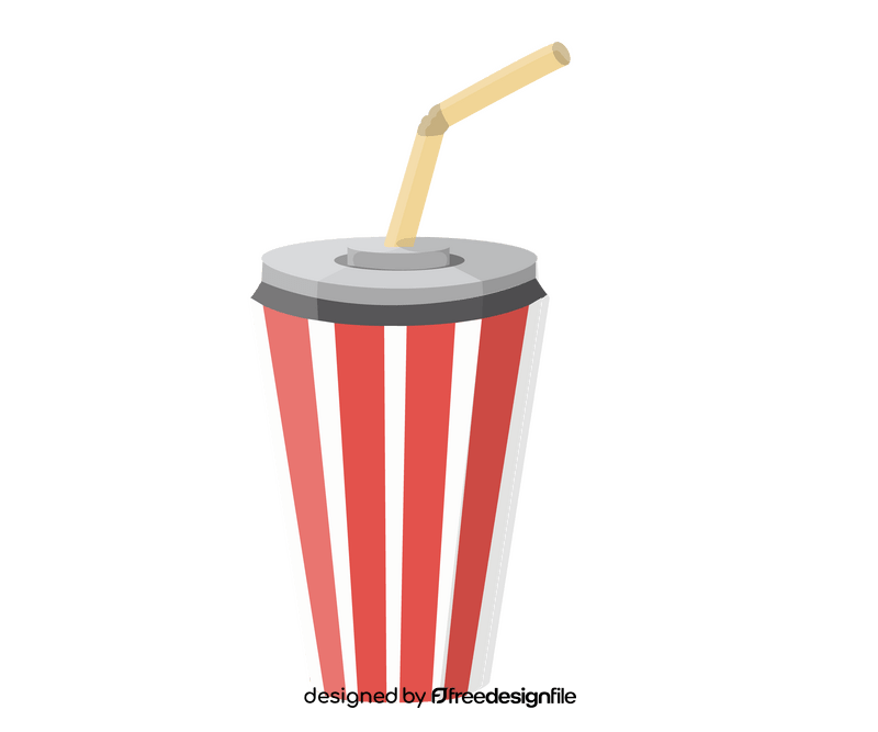 Cinema soda drink clipart