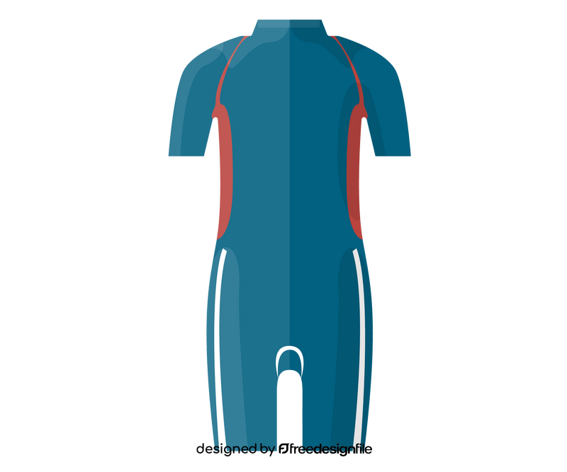 Diving wetsuit free clipart