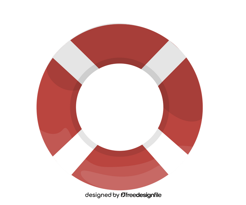 Life buoy ring illustration clipart