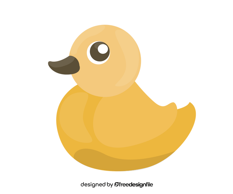 Rubber duck illustration clipart