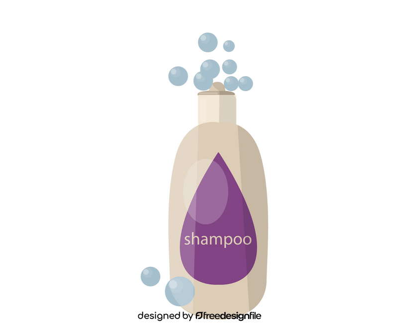 Cartoon shampoo clipart