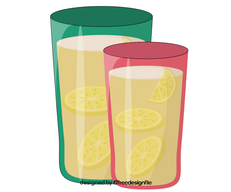 Summer lemonade clipart