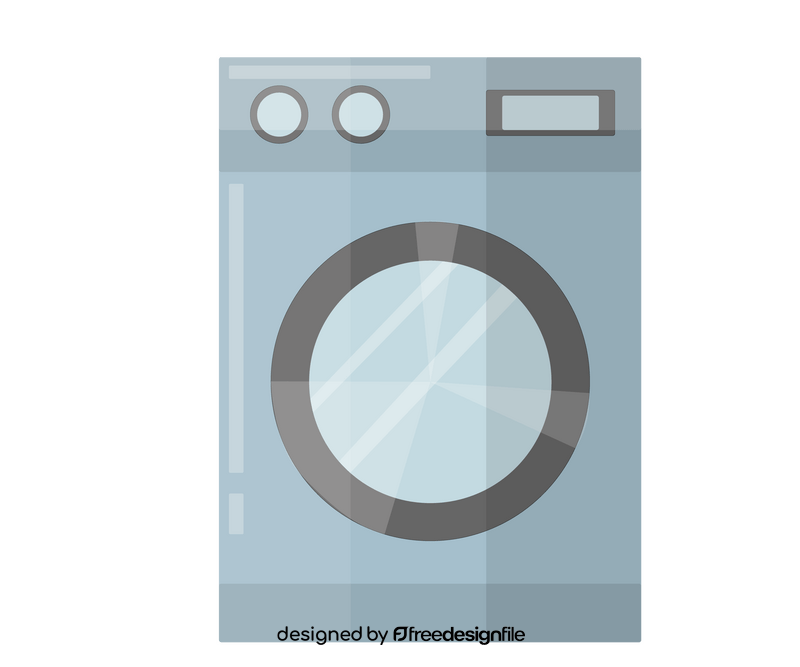 Washing machine cartoon clipart