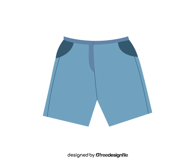 Men shorts illustration clipart