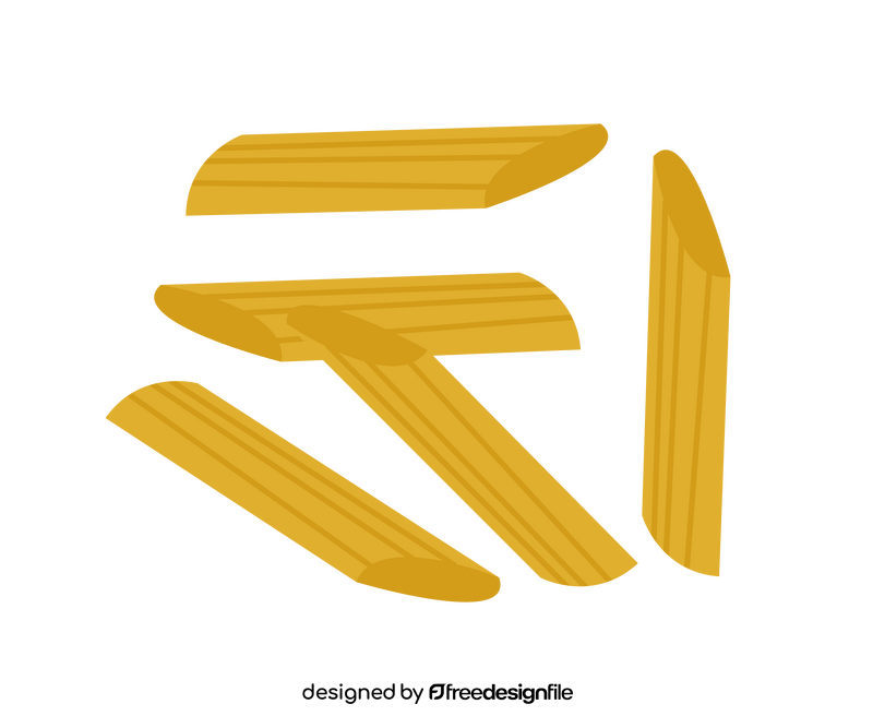 Penne pasta illustration clipart