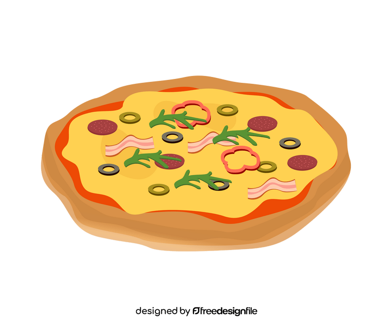 Pizza illustration clipart