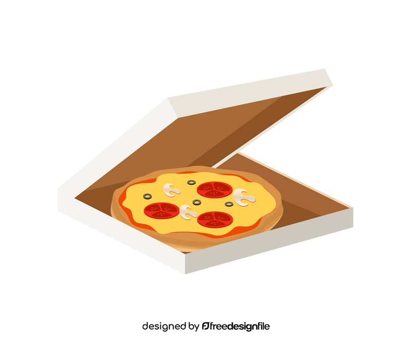 Mozzarella pizza free clipart