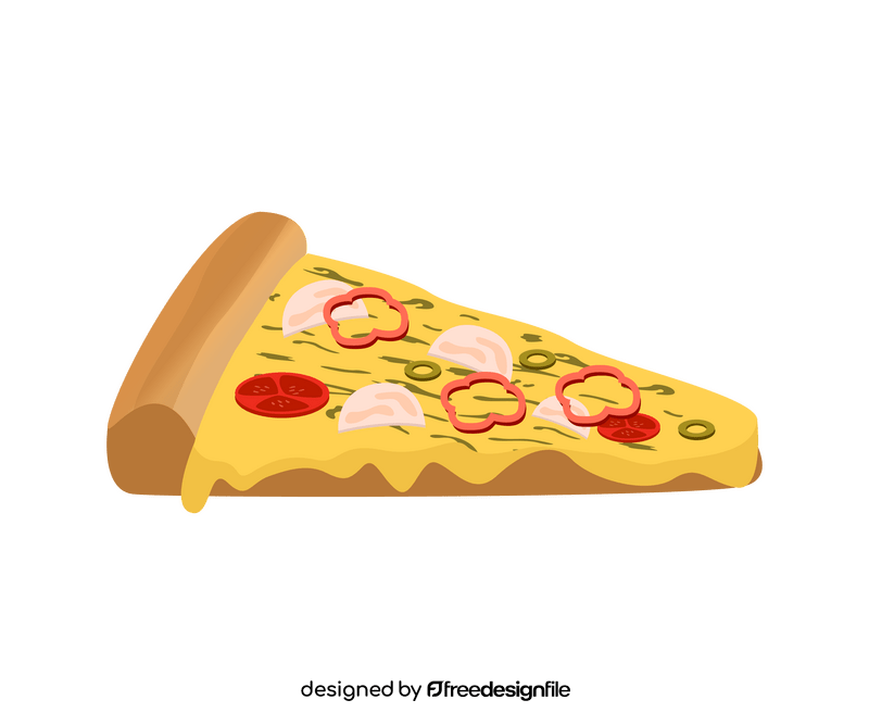 Slice of pizza clipart