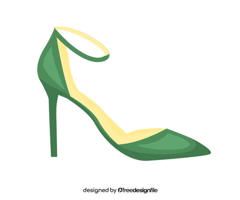 Scarpin women shoes illustration clipart