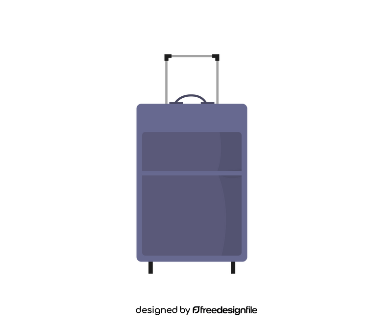 Baggage travel suitcase clipart