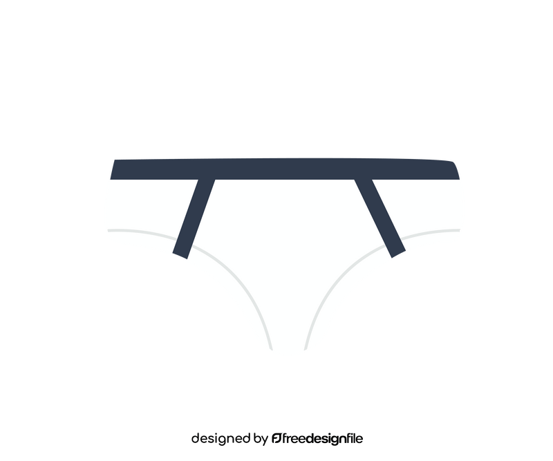 Men's underpants illustration clipart