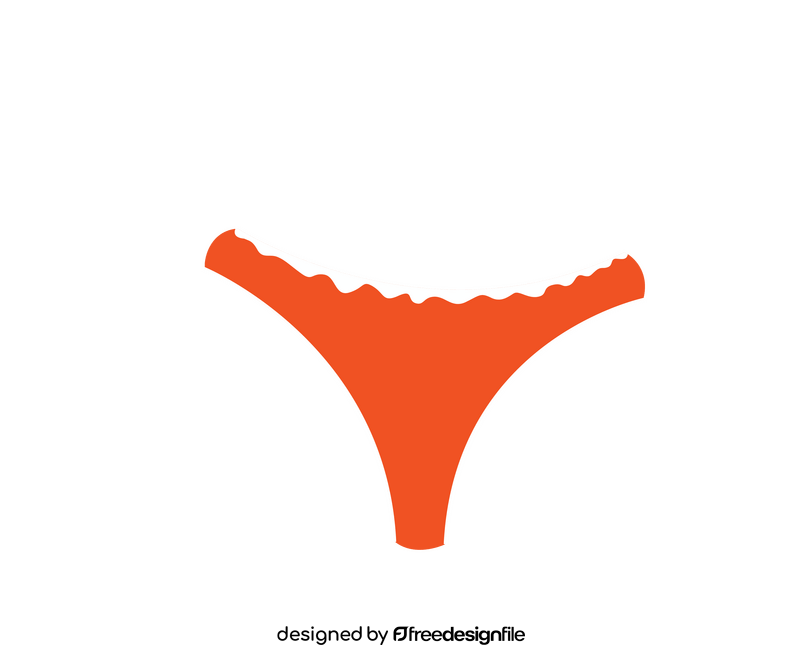 Red underpants free clipart