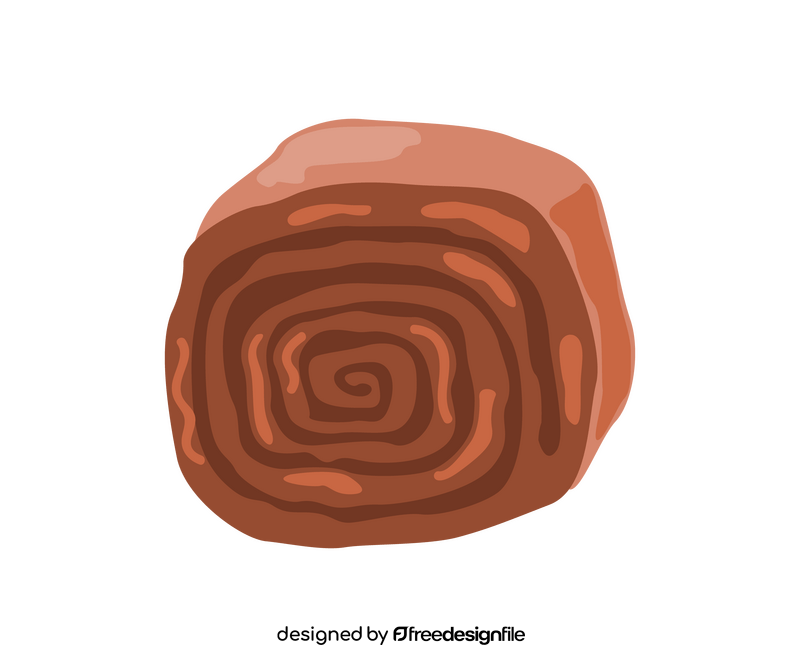 Jelly roll cake free clipart