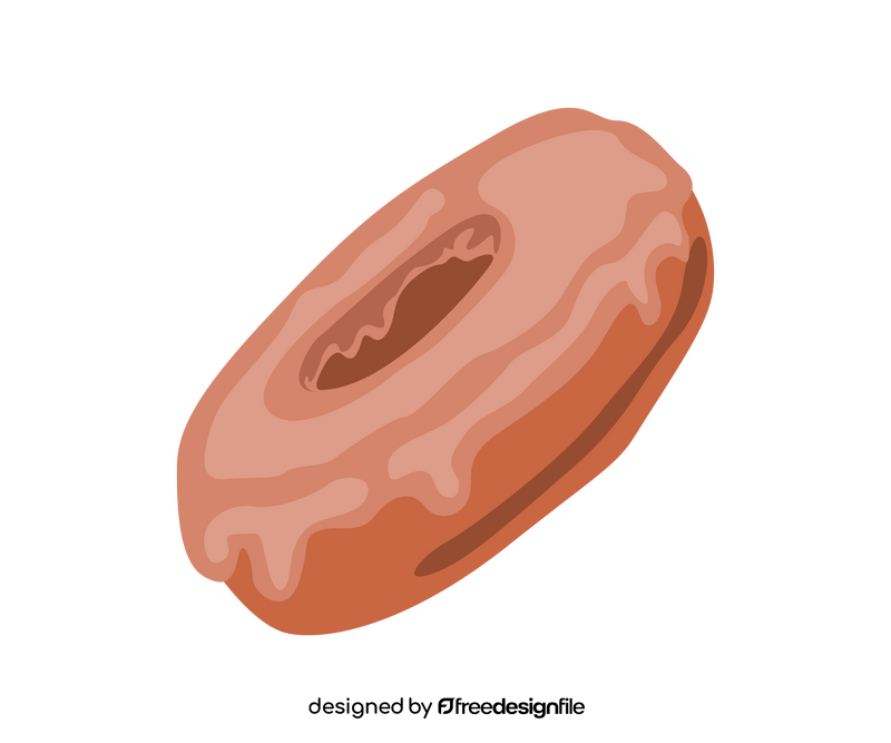Donut drawing, doughnut cartoon clipart