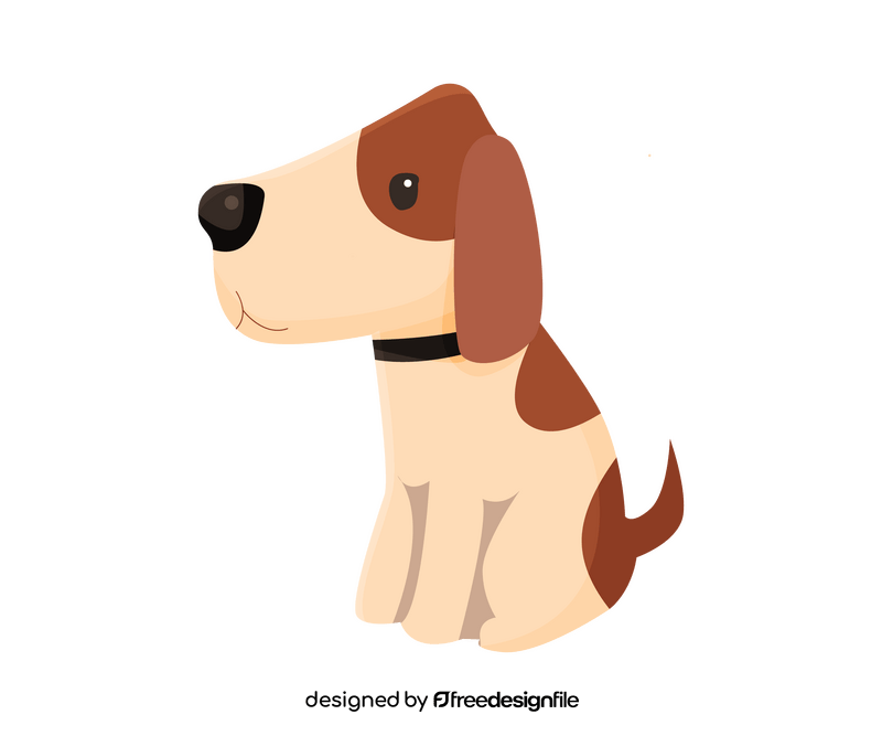 Harrier dog illustration clipart