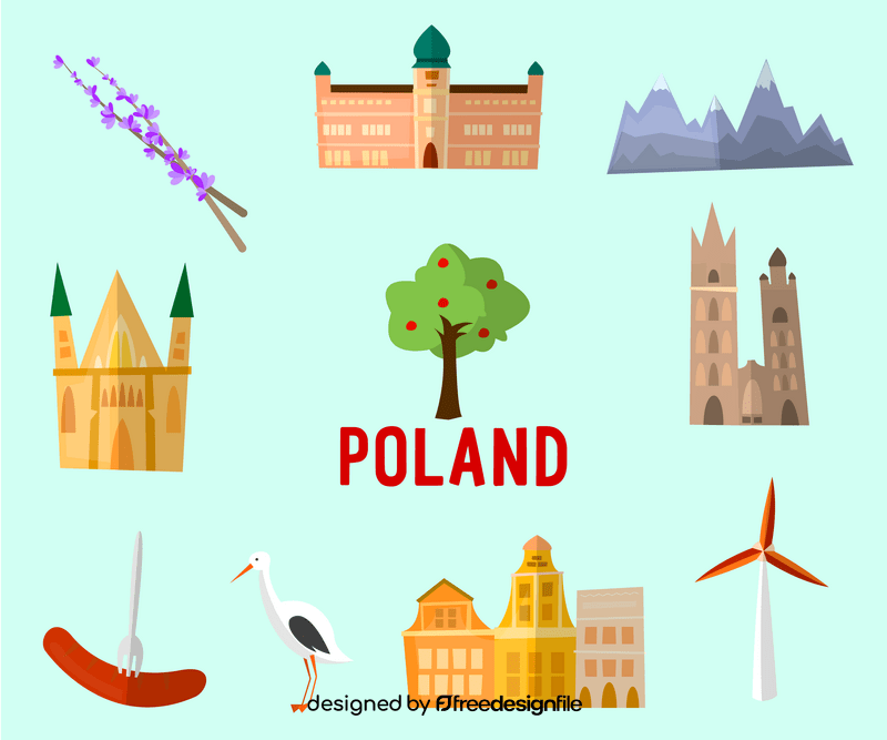 Poland symbols vector