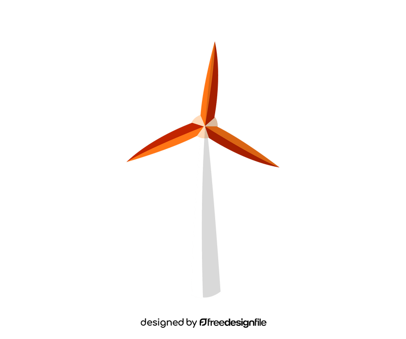 Windmill illustration clipart