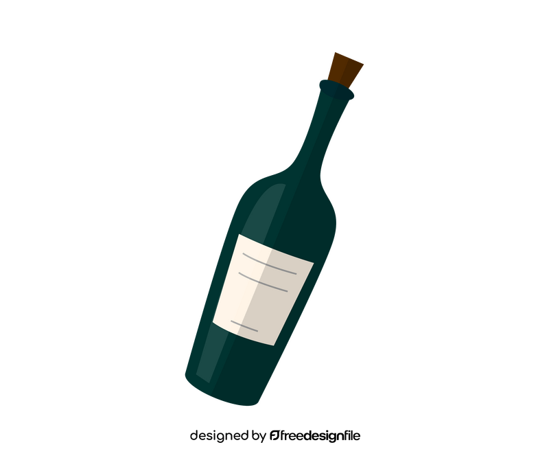 Wine bottle free clipart