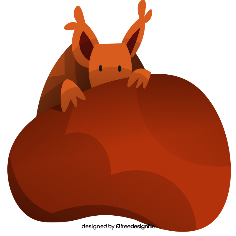 Squirrel tail clipart