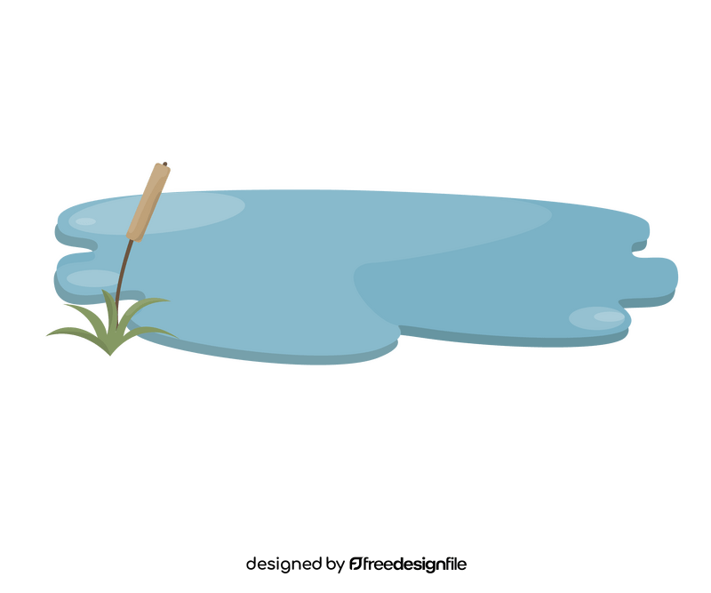 Fishing pond clipart