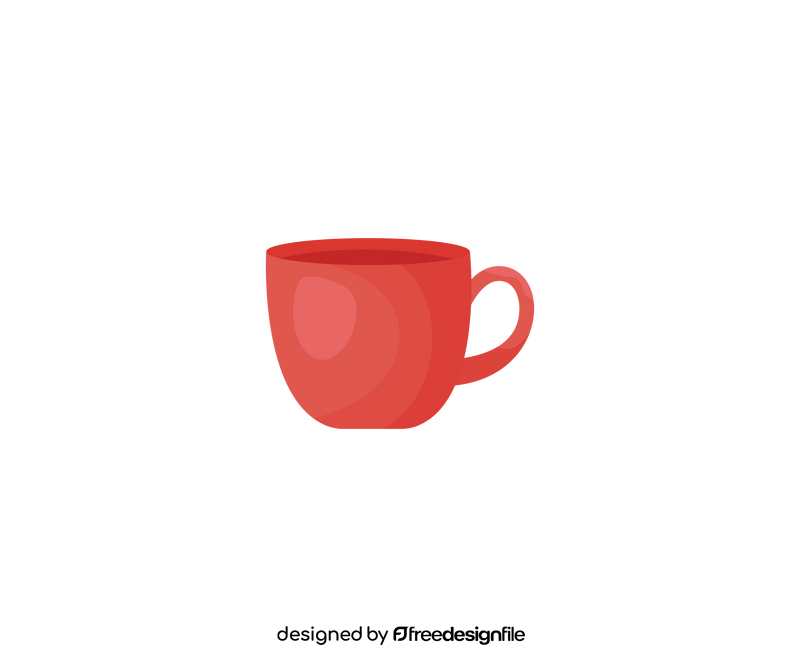 Red cup drawing clipart