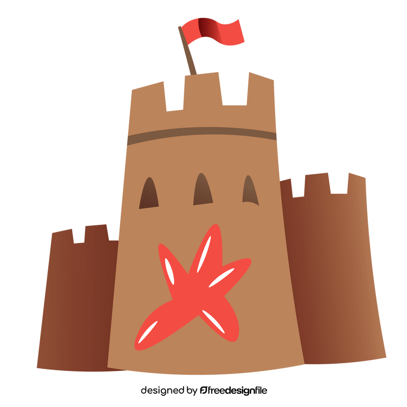 Starfish castle clipart