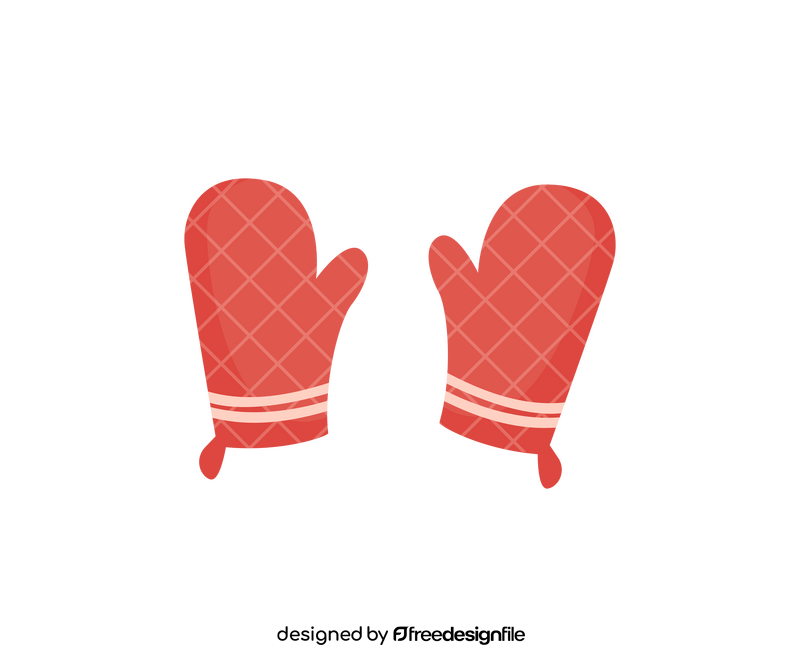 Pot holders, oven mitts clipart