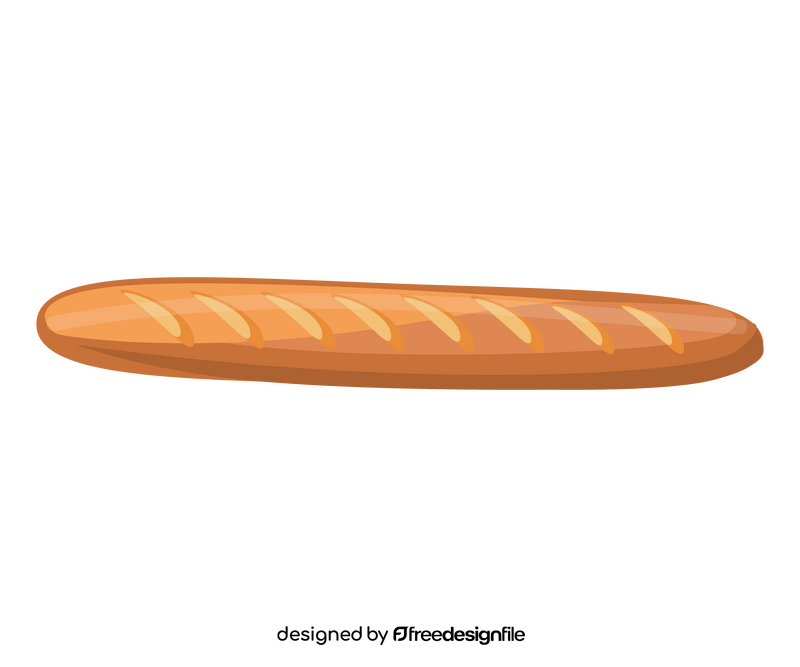 French bread cartoon clipart