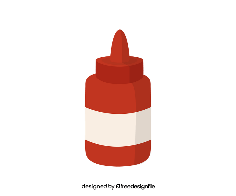 Cartoon ketchup clipart
