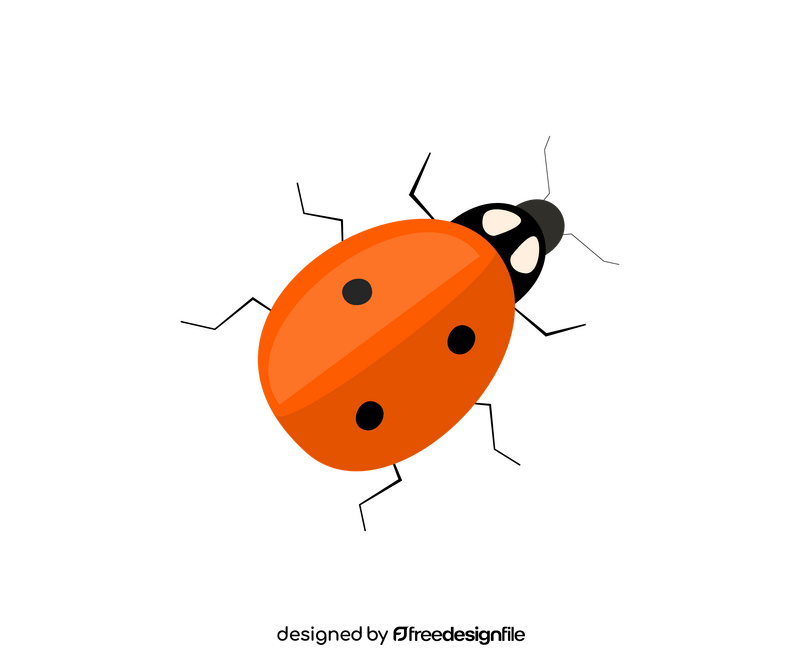 Cartoon ladybug clipart