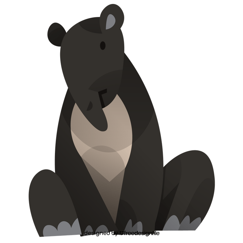 Tapir cute clipart