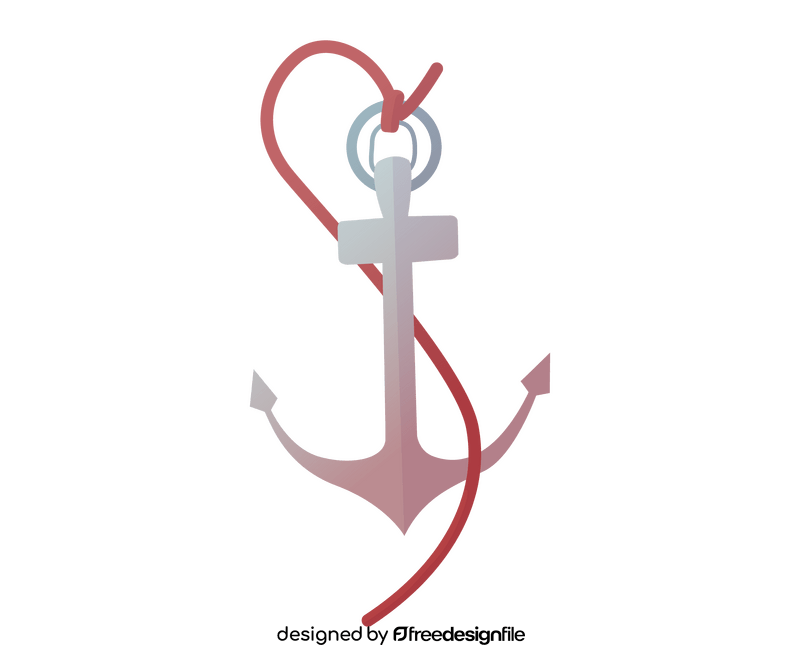 Cartoon sea anchor clipart