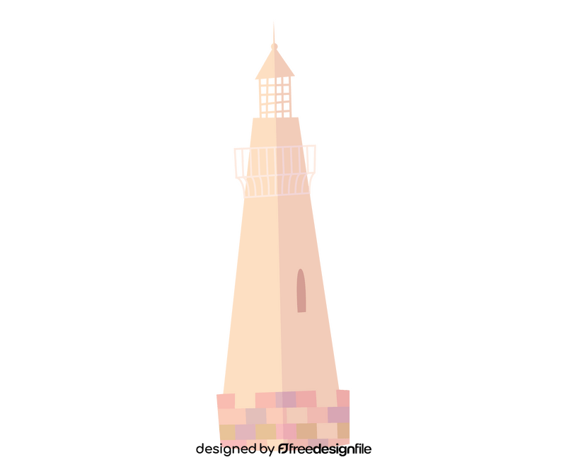 Cartoon lighthouse clipart