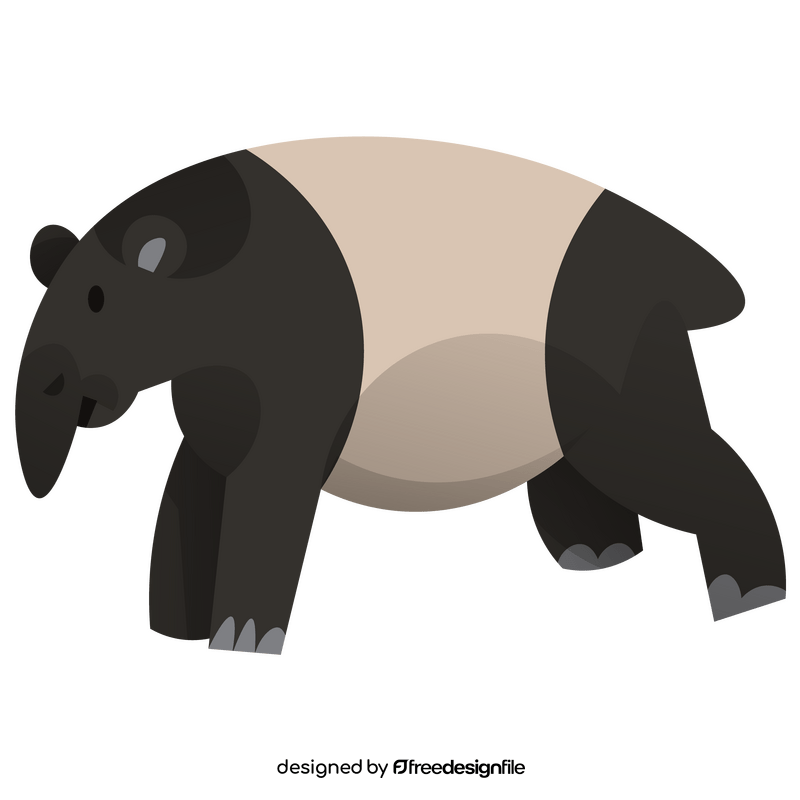 Tapir clipart