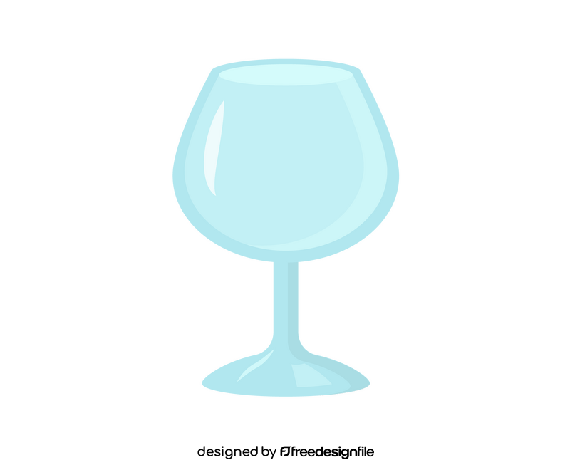 Cartoon cognac glass clipart