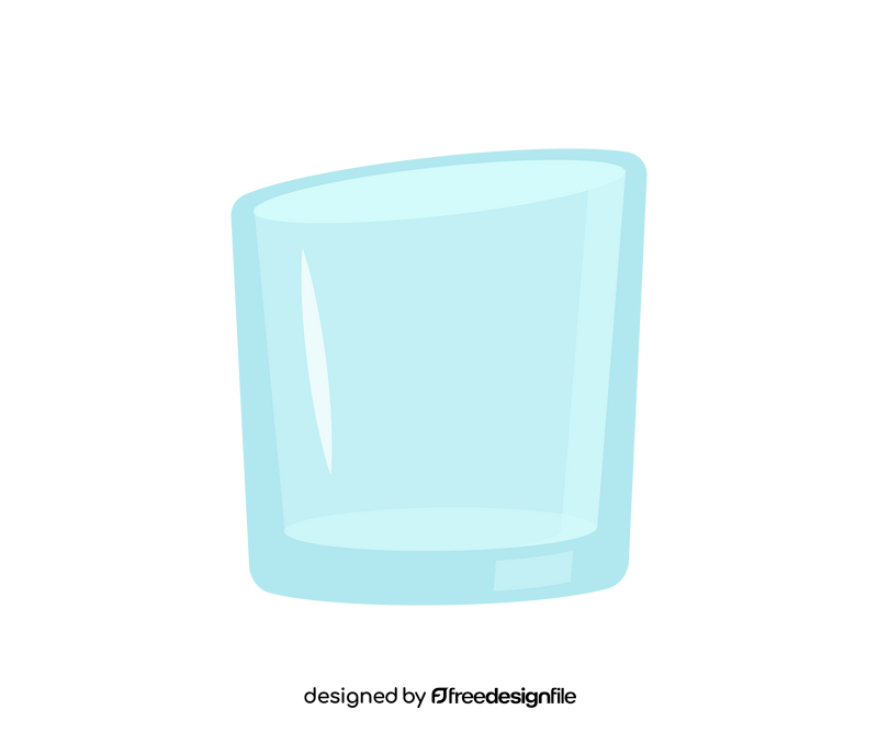 Lowball glass illustration clipart
