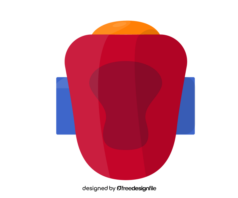 Boxing headgear, boxing mask clipart