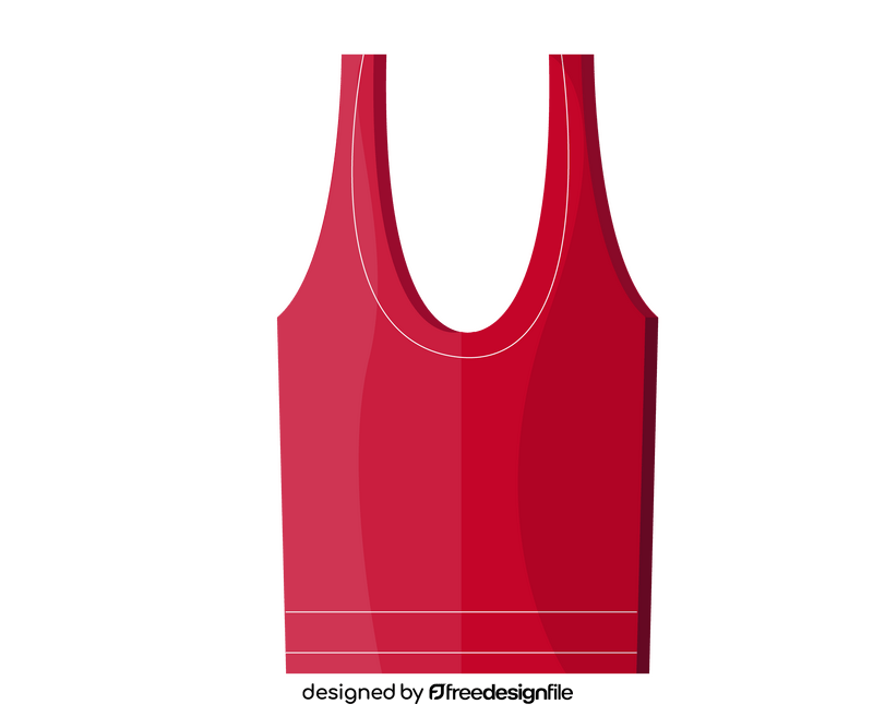 Red boxing uniform clipart