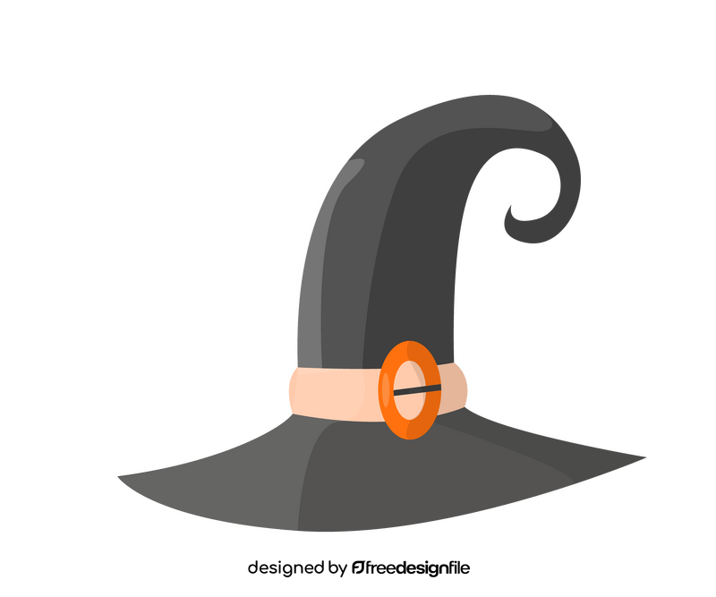 Witch hat illustration clipart