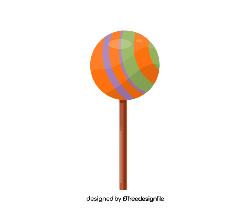 Halloween lollipop clipart