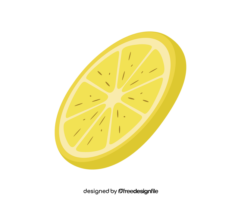 Lemon slice clipart