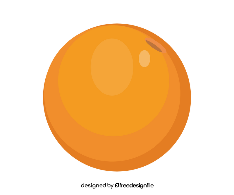 Orange illustration clipart