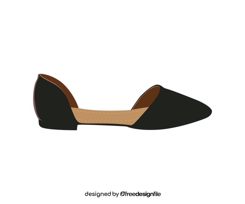 Black women shoes drawing clipart
