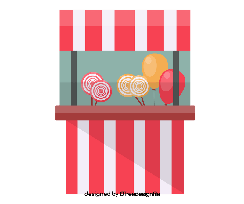Sweet shop, candy store clipart