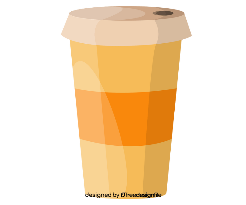 Takeaway cup clipart
