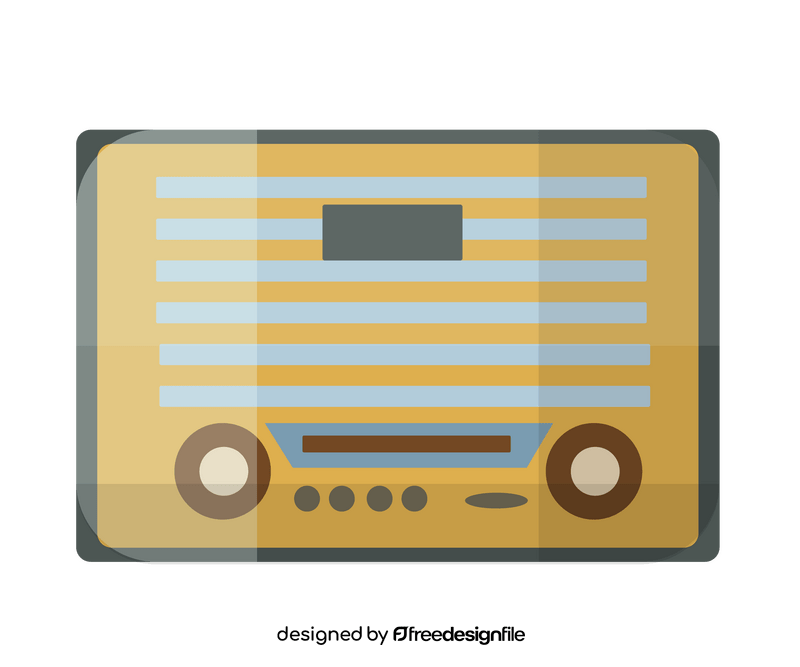 Free retro radio clipart