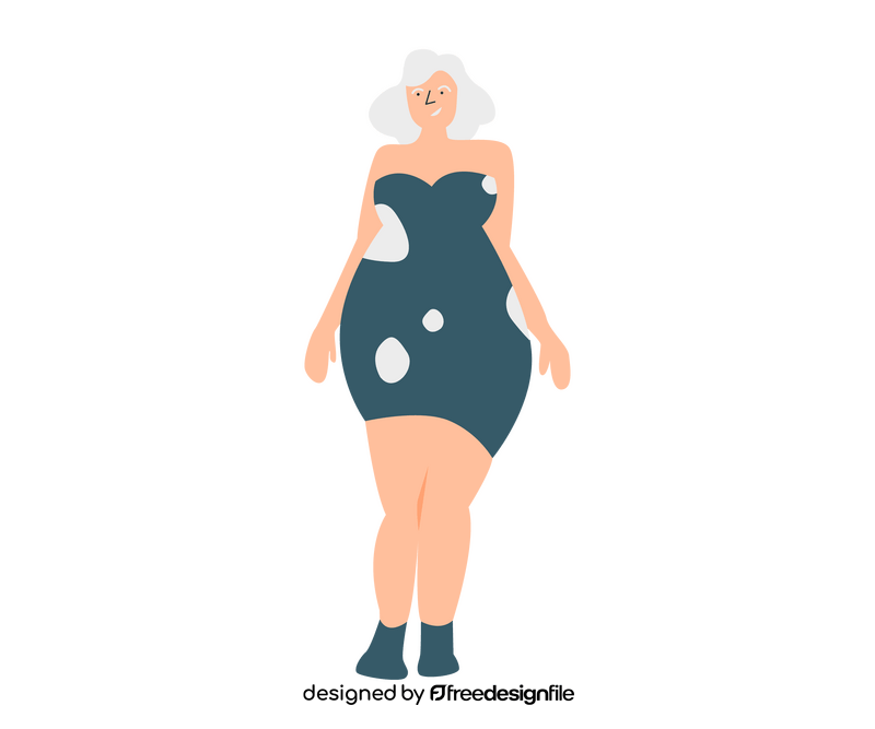 Fat woman free clipart