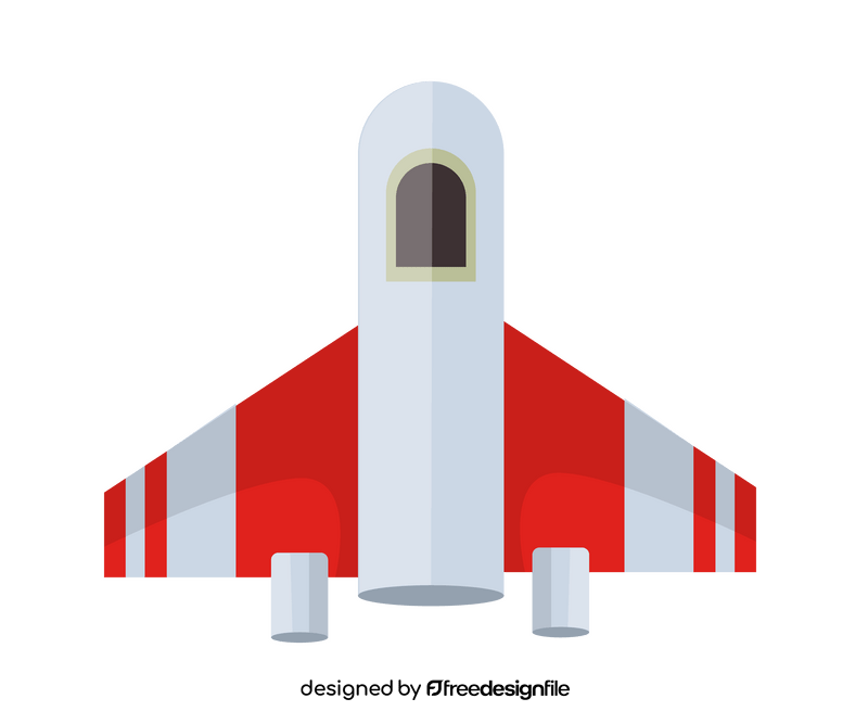 Spaceship illustration clipart vector free download