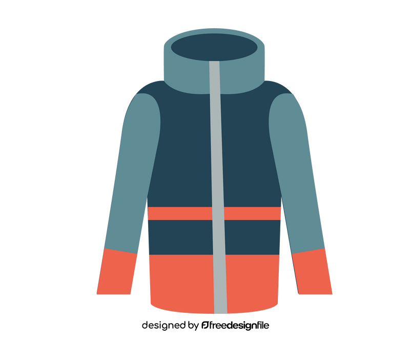 Winter jacket clipart vector free download